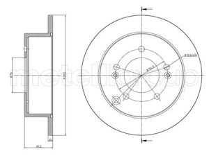 Disc frana METELLI 23-0869C – KIA | AutoRival