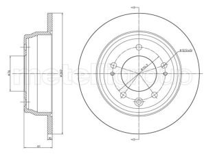 Disc frana METELLI 23-0928C – KIA | AutoRival