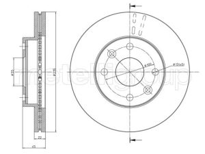 Disc frana METELLI 23-0959 – KIA | AutoRival