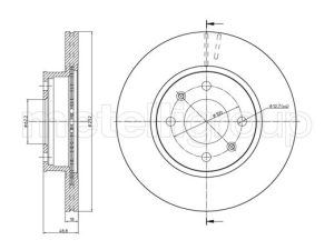 Disc frana METELLI 23-1104 – KIA | AutoRival