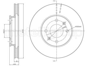 Disc frana METELLI 23-1479C – KIA | AutoRival