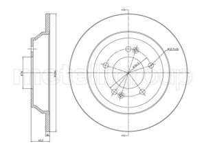 Disc frana METELLI 23-1514C – KIA | AutoRival