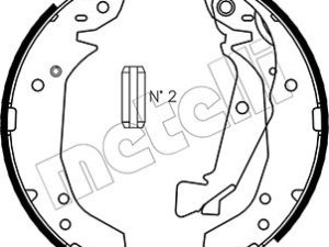 Set saboti frana METELLI 53-0175 – KIA | AutoRival