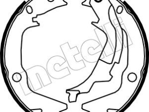 Set saboti frana frana de mana METELLI 53-0186 – KIA | AutoRival