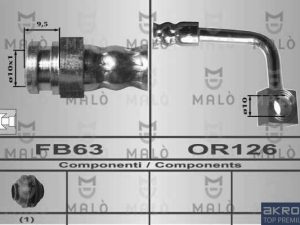 Furtun frana MALO 80529 – KIA | AutoRival