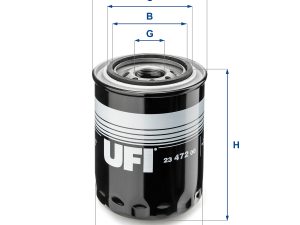Filtru ulei UFI 23.472.00 – KIA | AutoRival