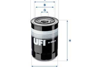 Filtru ulei UFI 23.486.00 – KIA | AutoRival