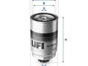 Filtru combustibil UFI 24.123.00 – KIA | AutoRival