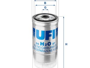 Filtru combustibil UFI 24.H2O.07 – KIA | AutoRival