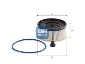 Filtru combustibil UFI 26.140.00 – KIA | AutoRival