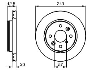 Disc frana BOSCH 0 986 478 659