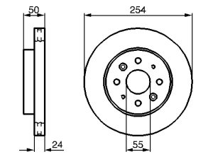 Disc frana BOSCH 0 986 479 231