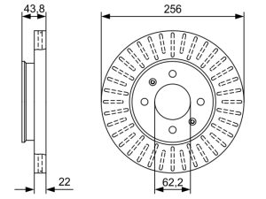 Disc frana BOSCH 0 986 479 W05