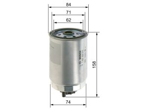 Filtru combustibil BOSCH 1 457 434 510