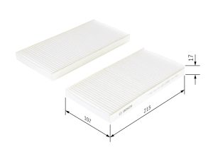 Filtru aer habitaclu BOSCH 1 987 432 277