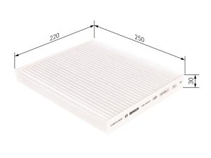 Filtru aer habitaclu BOSCH 1 987 435 027