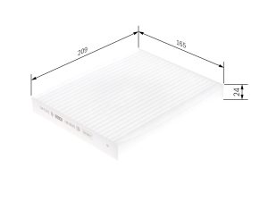 Filtru aer habitaclu BOSCH 1 987 435 070