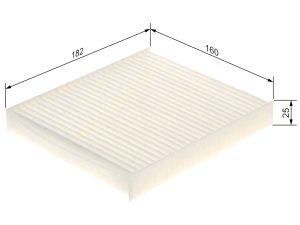 Filtru aer habitaclu BOSCH 1 987 435 076
