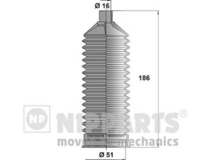 Ansamblu burduf directie NIPPARTS J2840506 – KIA | AutoRival