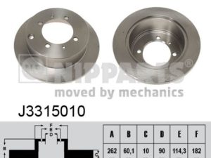 Disc frana NIPPARTS J3315010 – KIA | AutoRival