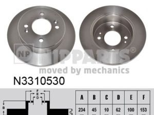 Disc frana NIPPARTS N3310530 – KIA | AutoRival