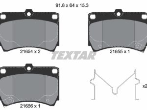 Set placute frana TEXTAR 2165404 – KIA | AutoRival