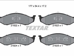 Set placute frana TEXTAR 2182202 – KIA | AutoRival