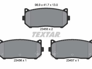 Set placute frana TEXTAR 2345501 – KIA | AutoRival