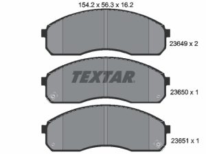 Set placute frana TEXTAR 2364901 – KIA | AutoRival