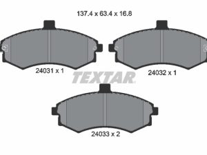 Set placute frana TEXTAR 2403101 – KIA | AutoRival
