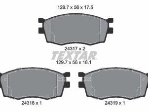 Set placute frana TEXTAR 2431701 – KIA | AutoRival