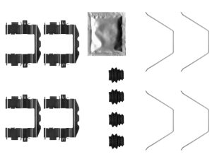 Set accesorii placute frana TEXTAR 82543600 – KIA | AutoRival