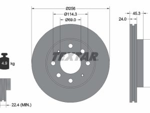 Disc frana TEXTAR 92103903 – KIA | AutoRival
