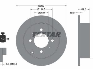 Disc frana TEXTAR 92130900 – KIA | AutoRival