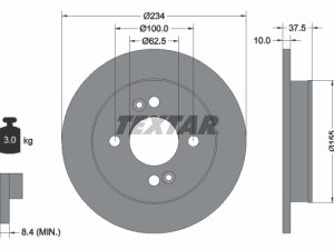 Disc frana TEXTAR 92147203 – KIA | AutoRival
