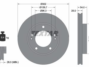 Disc frana TEXTAR 92147303 – KIA | AutoRival