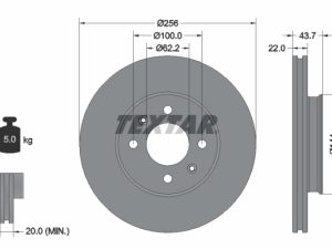 Disc frana TEXTAR 92304603 – KIA | AutoRival
