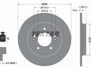 Disc frana TEXTAR 92333303 – KIA | AutoRival