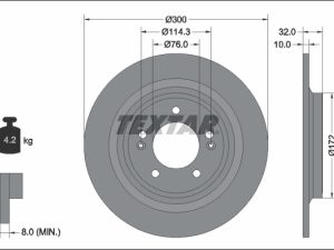 Disc frana TEXTAR 92337203 – KIA | AutoRival