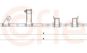 Cablu frana de parcare COFLE 1.KI002 – KIA | AutoRival