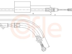 Cablu frana de parcare COFLE 17.6001 – KIA | AutoRival
