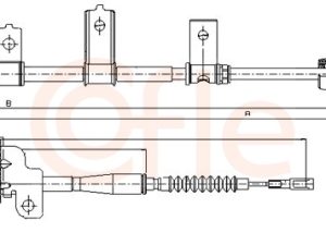 Cablu frana de parcare COFLE 17.6021 – KIA | AutoRival