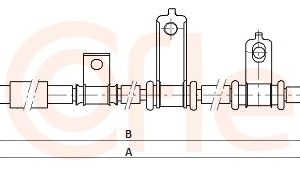 Cablu frana de parcare COFLE 17.6022 – KIA | AutoRival