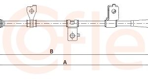 Cablu frana de parcare COFLE 17.6026 – KIA | AutoRival
