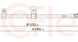 Cablu frana de parcare COFLE 17.6032 – KIA | AutoRival