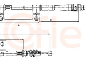 Cablu frana de parcare COFLE 17.6042 – KIA | AutoRival