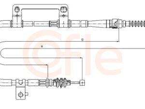 Cablu frana de parcare COFLE 17.6043 – KIA | AutoRival