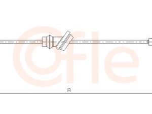 Cablu frana de parcare COFLE 17.6044 – KIA | AutoRival