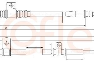 Cablu frana de parcare COFLE 17.6051 – KIA | AutoRival