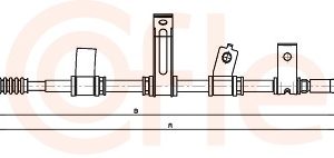 Cablu frana de parcare COFLE 17.6070 – KIA | AutoRival